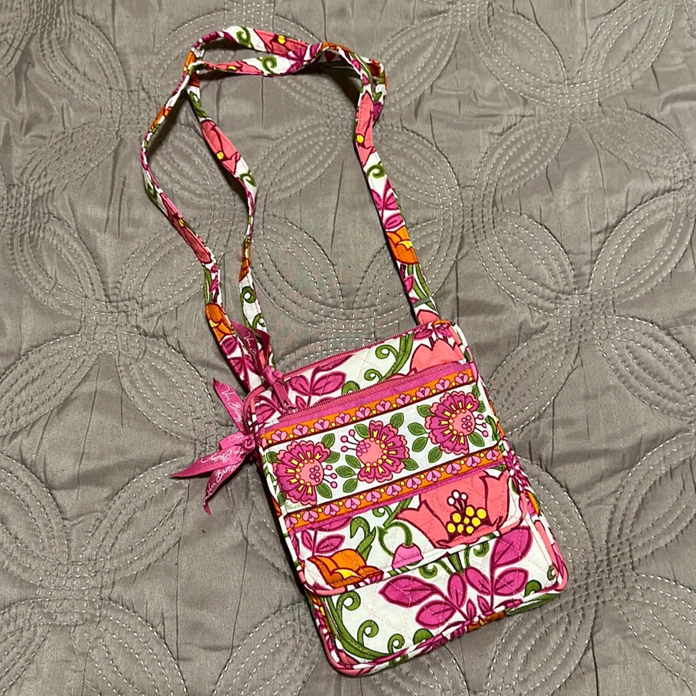 Vera Bradley “Lilli Belle” Pink Mini Hipster